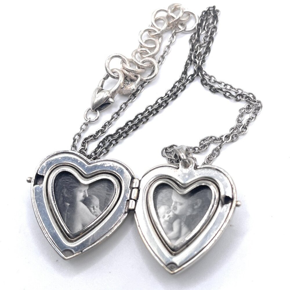 Brighton Sweet Memory Locket Heart Locket Necklace - 4054 - Picture 3 of 4